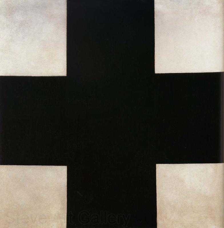 Kasimir Malevich Black Cross Norge oil painting art